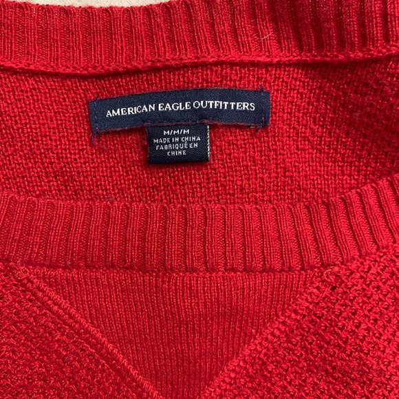 American Eagle Red sweater - Picture 3 of 3